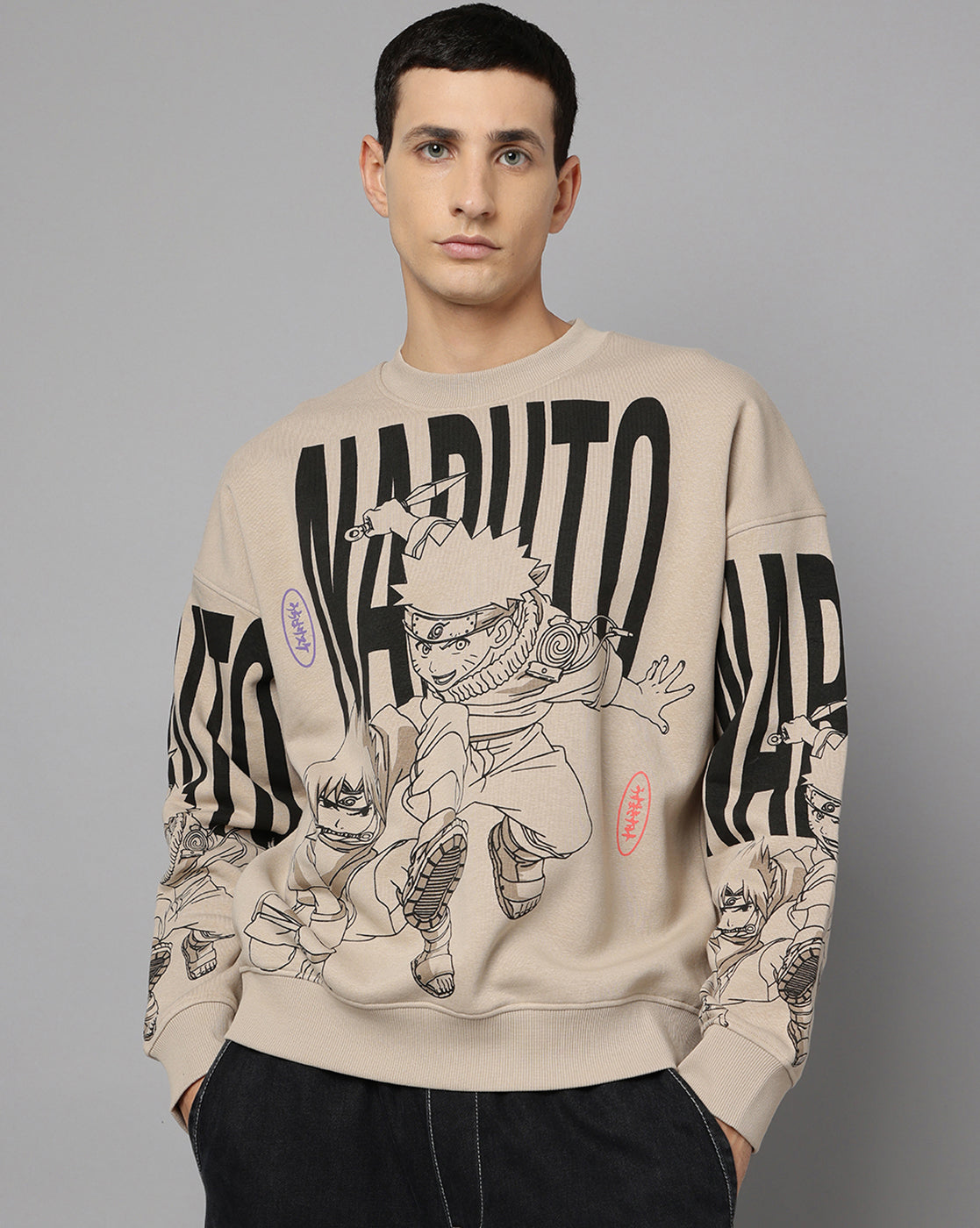 Naruto Itachi Oversized Sweatshirt Men