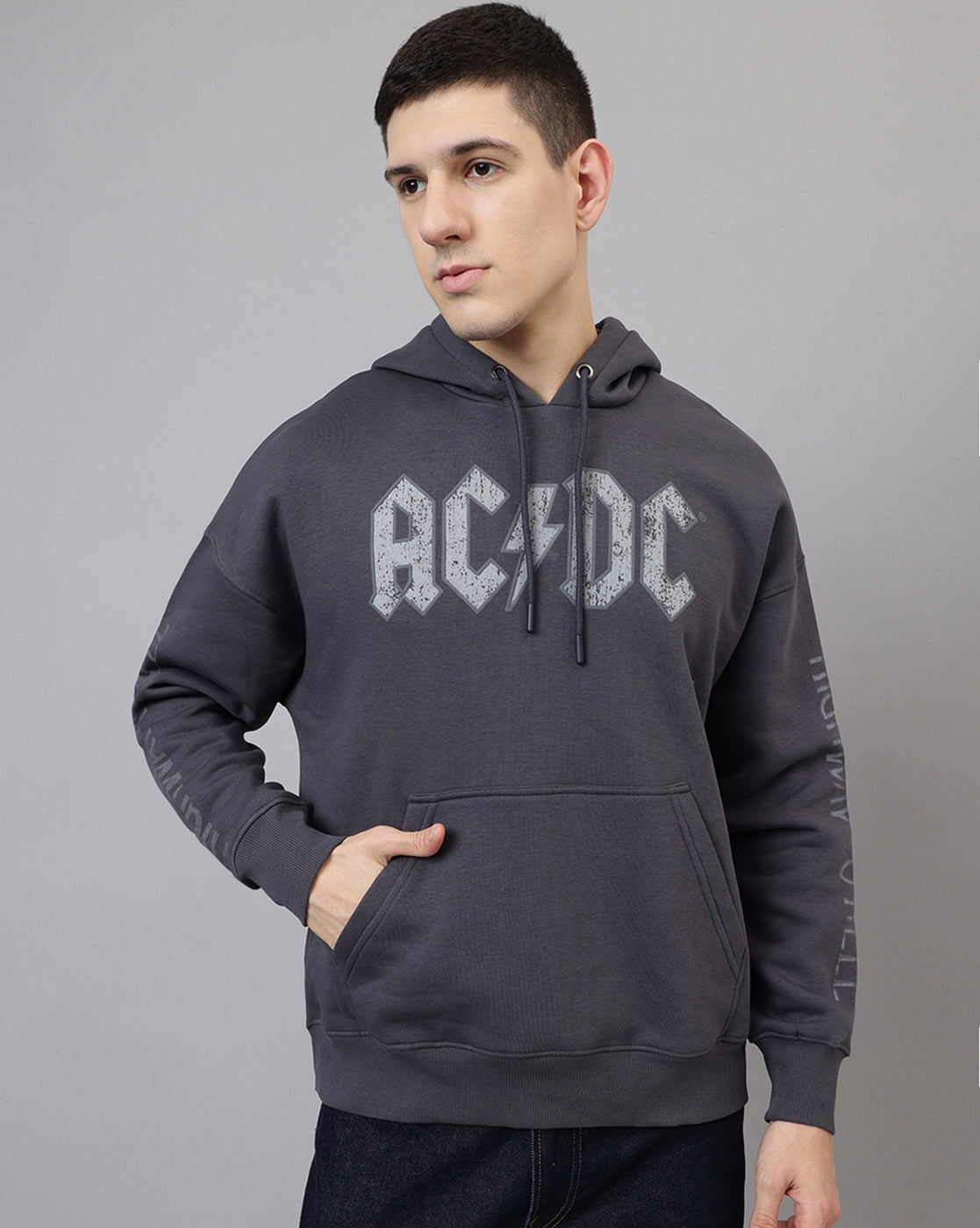 ACDC Oversized Hoodie For Men