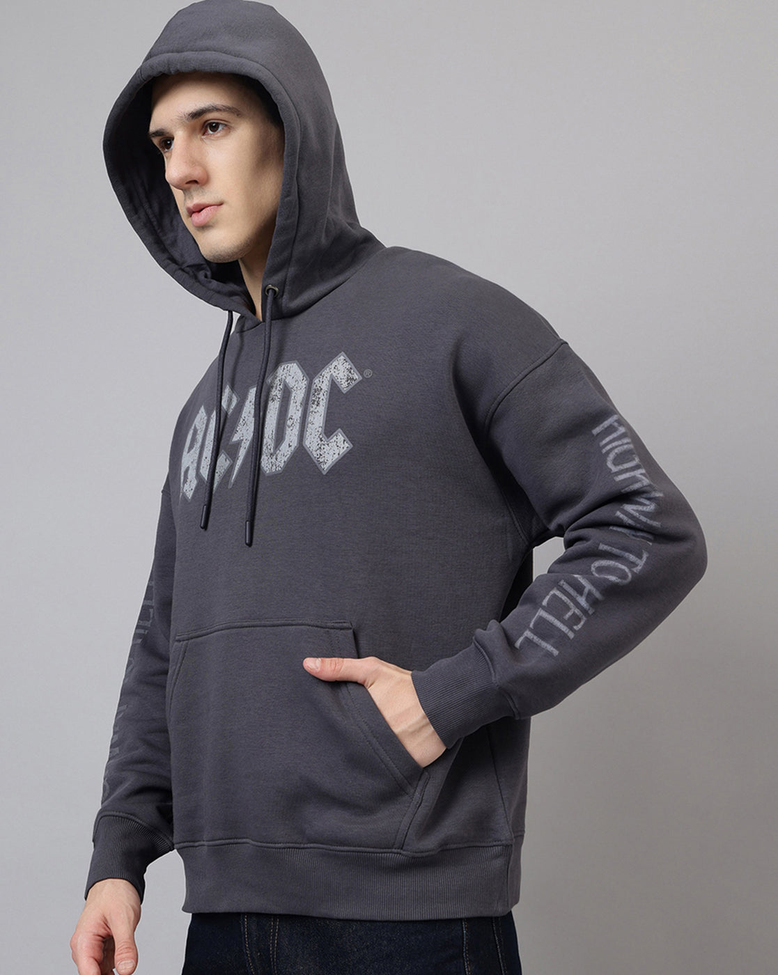 ACDC Oversized Hoodie For Men