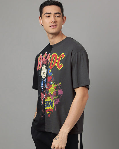 AC/DC Oversized Tshirt For Men