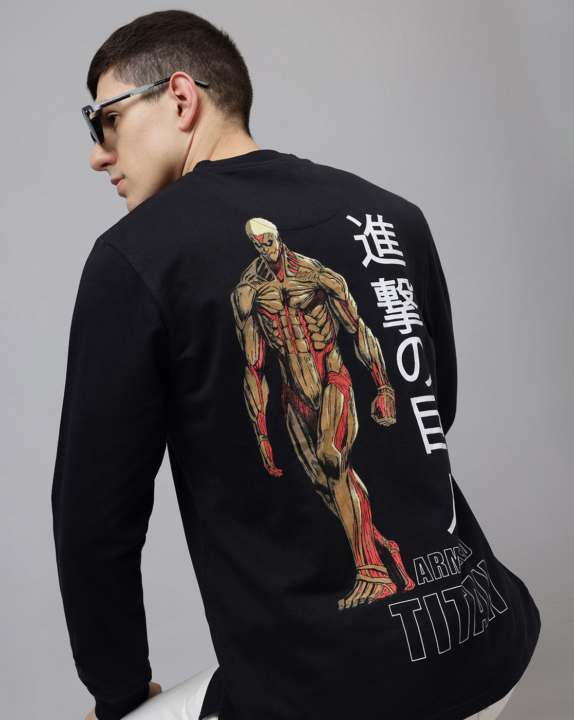 Attack On Titan Colossal Full Sleeve Tshirt Men