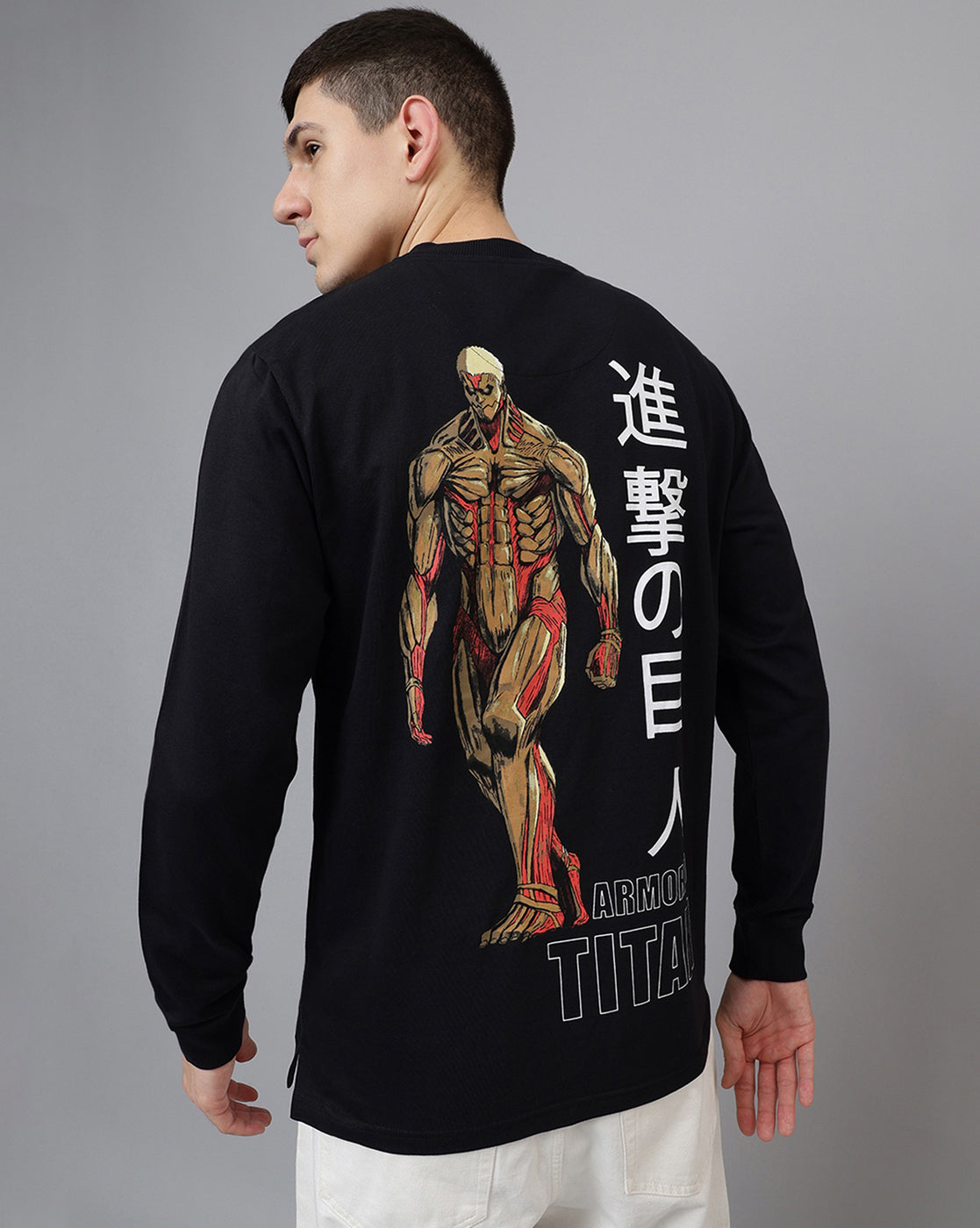 Attack On Titan Colossal Full Sleeve Tshirt Men