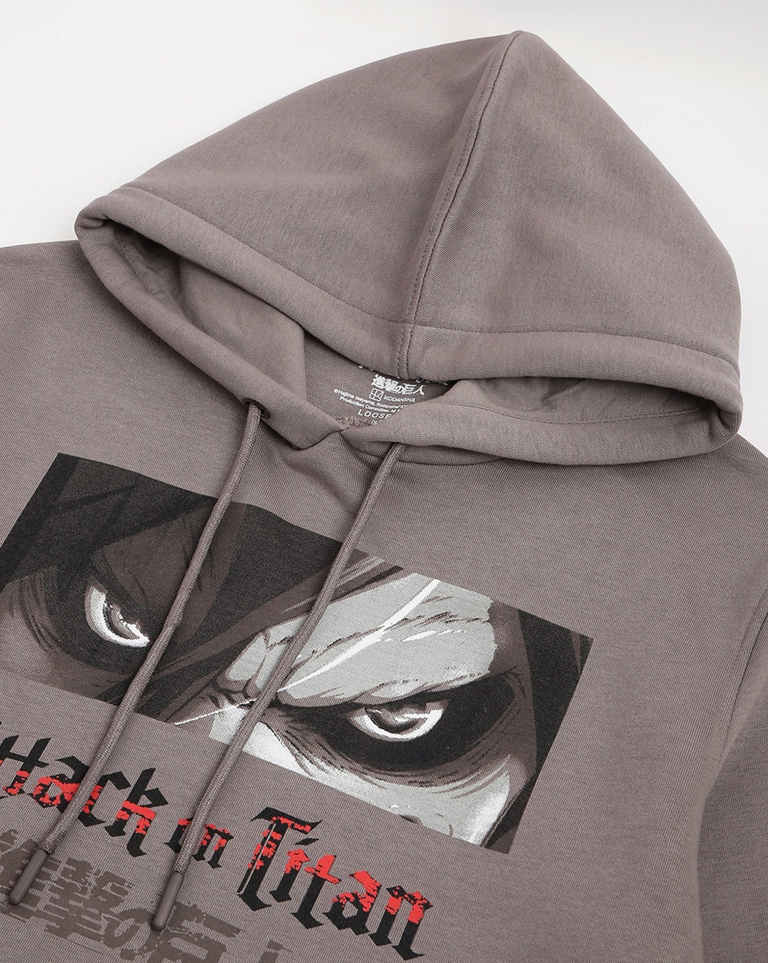 Attack On Titan Grey Hoodie Men