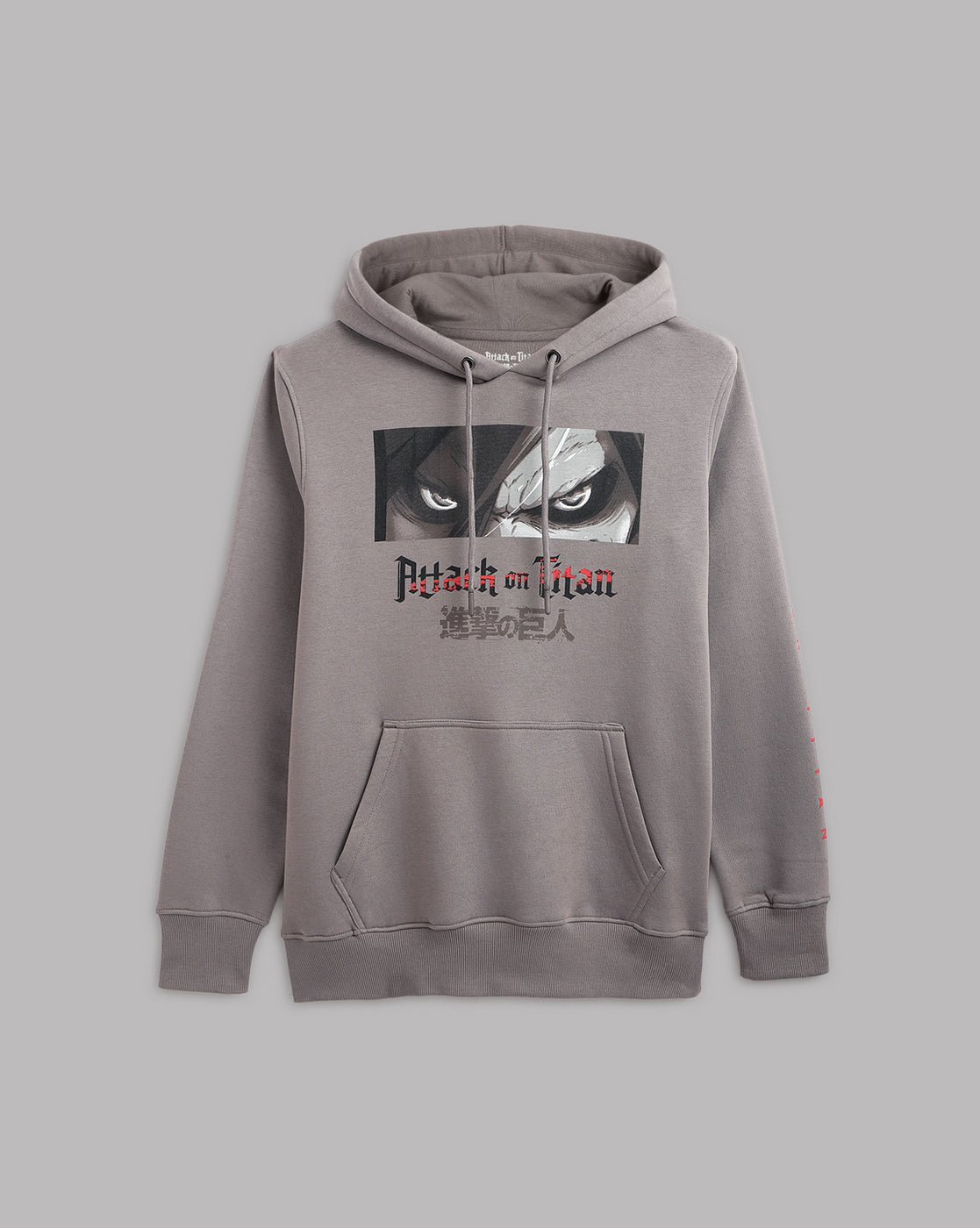 Attack On Titan Grey Hoodie Men