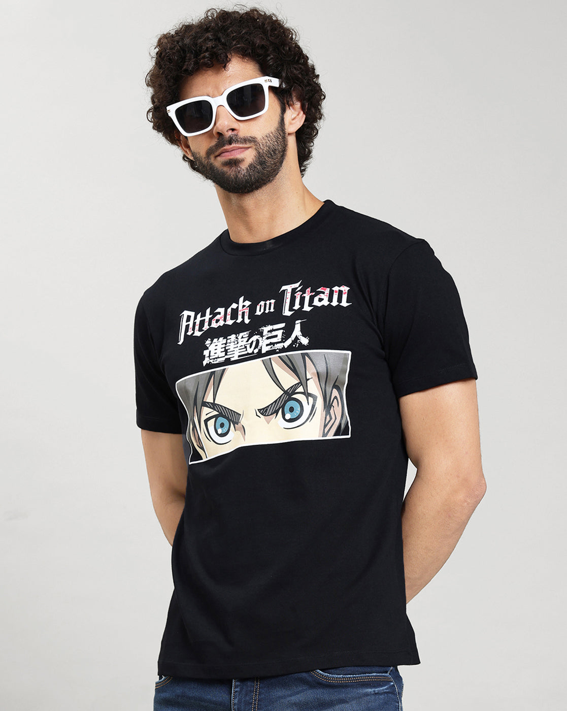 Attack On Titan Black Tshirt Men