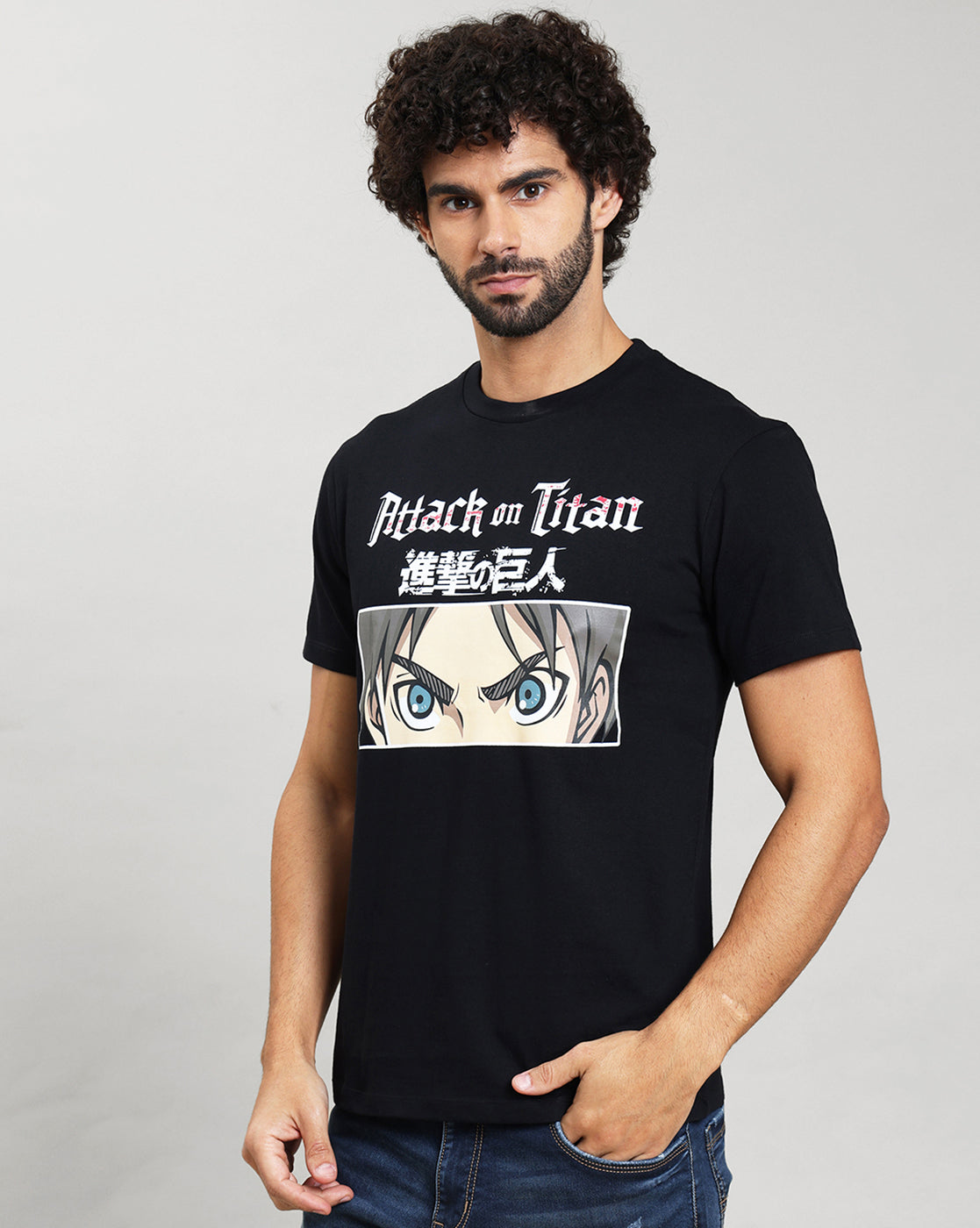 Attack On Titan Black Tshirt Men