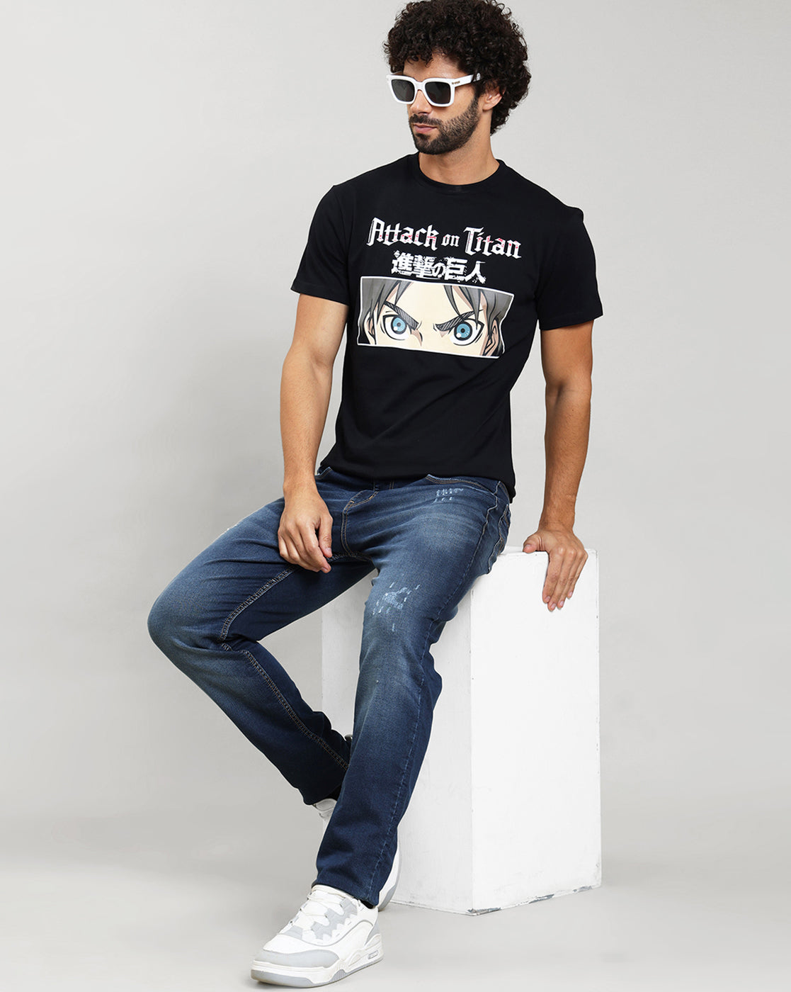 Attack On Titan Black Tshirt Men