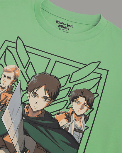 Attack On Titans Printed Regular Fit Tshirt For Men