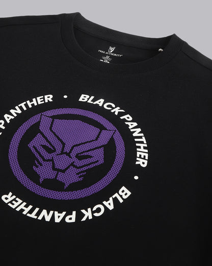 Black Panther Printed oversized Tshirt For Men