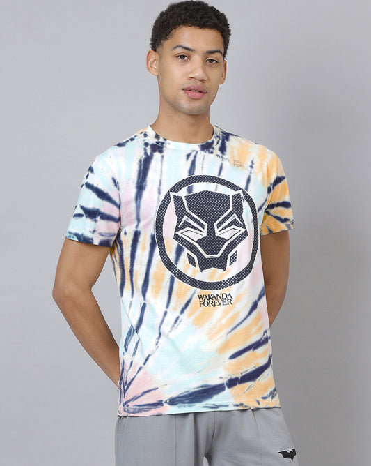 Black Panther Printed Regular Tshirt For Men