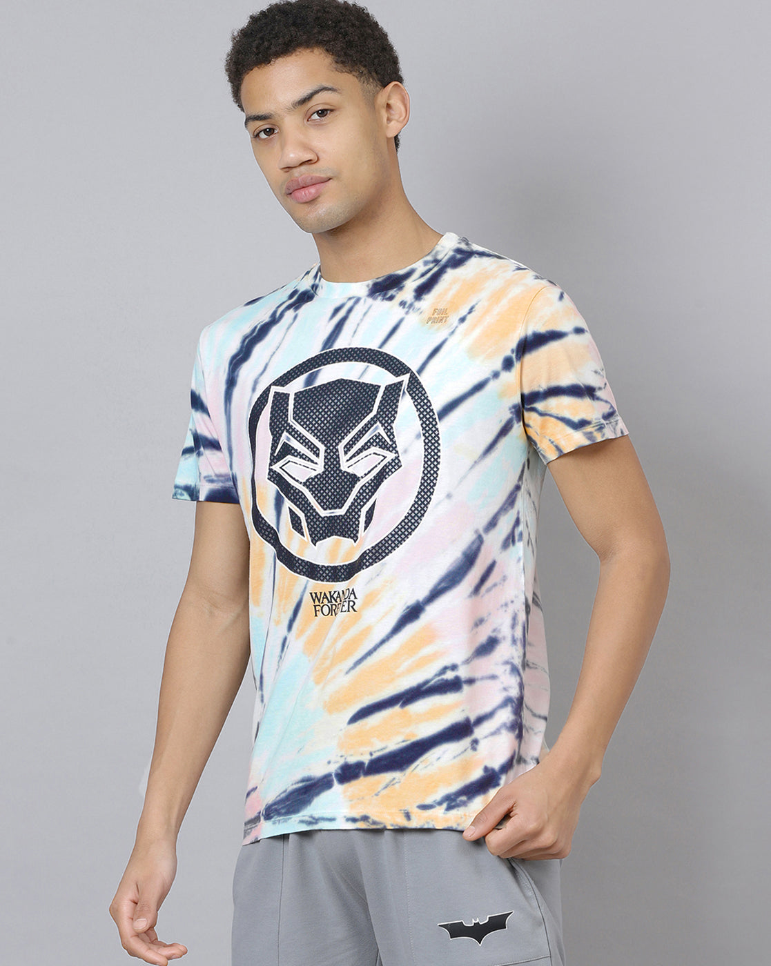 Black Panther Printed Regular Tshirt For Men