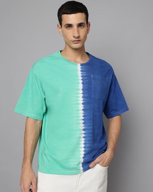 Tye Dye Printed Oversize Tshirt For Men