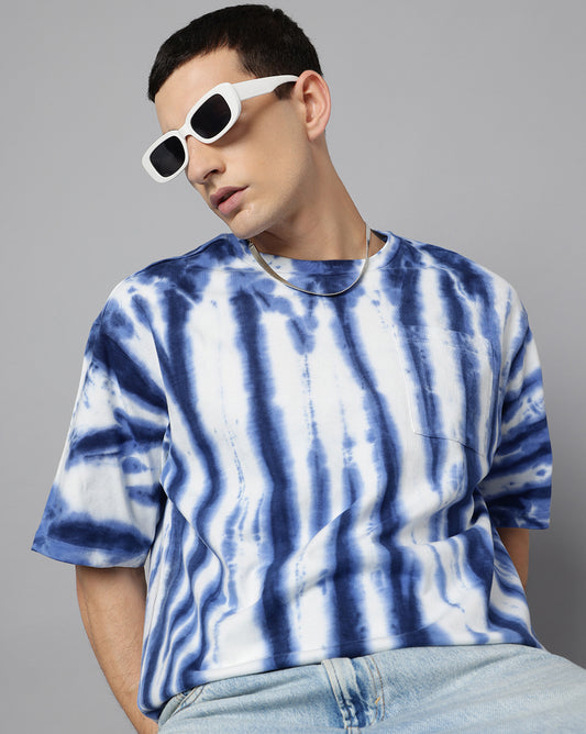 Tye Dye Printed Oversize Tshirt For Men