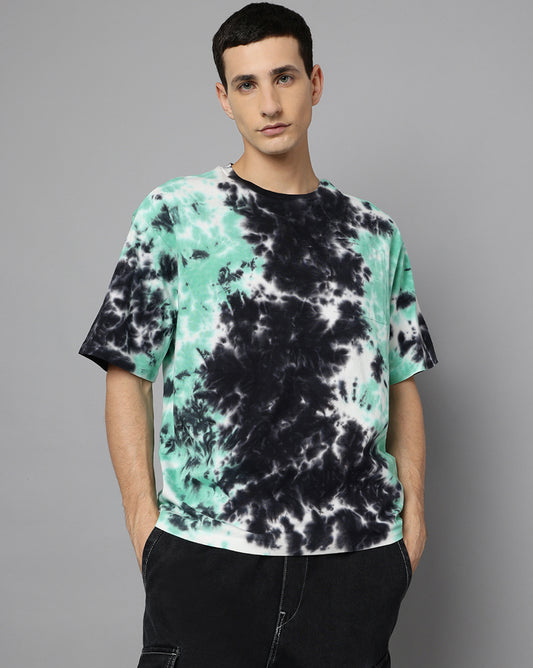 Tye Dye Printed Oversize Tshirt For Men