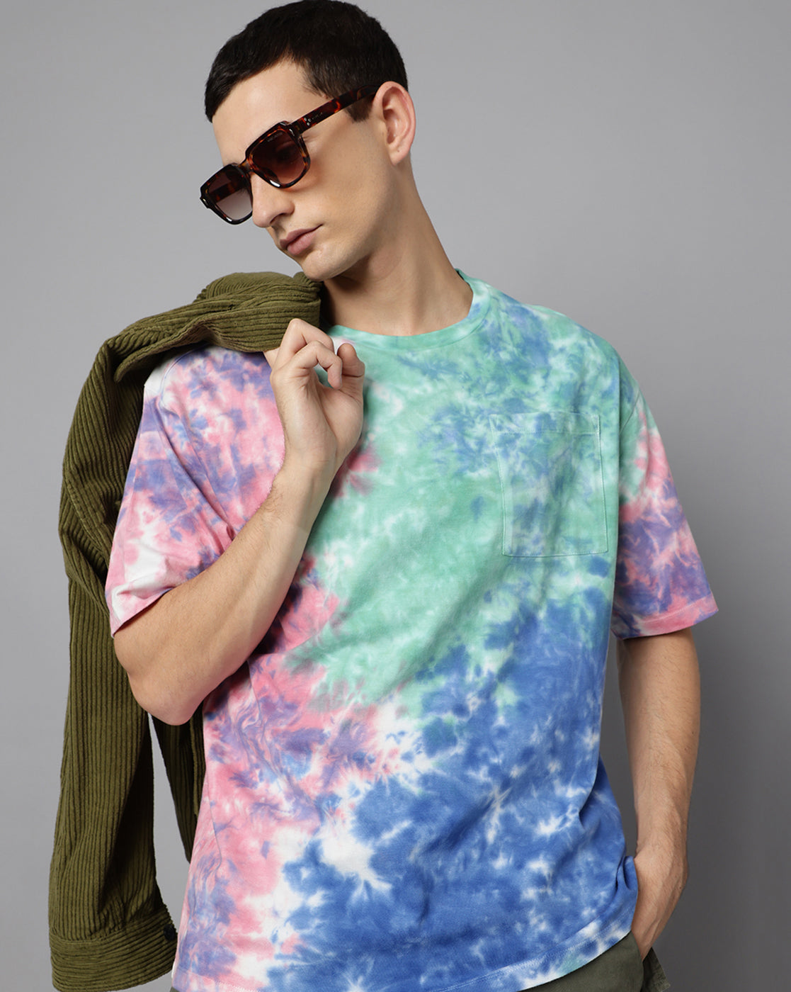 Tie - Dye Oversized Tshirt Men