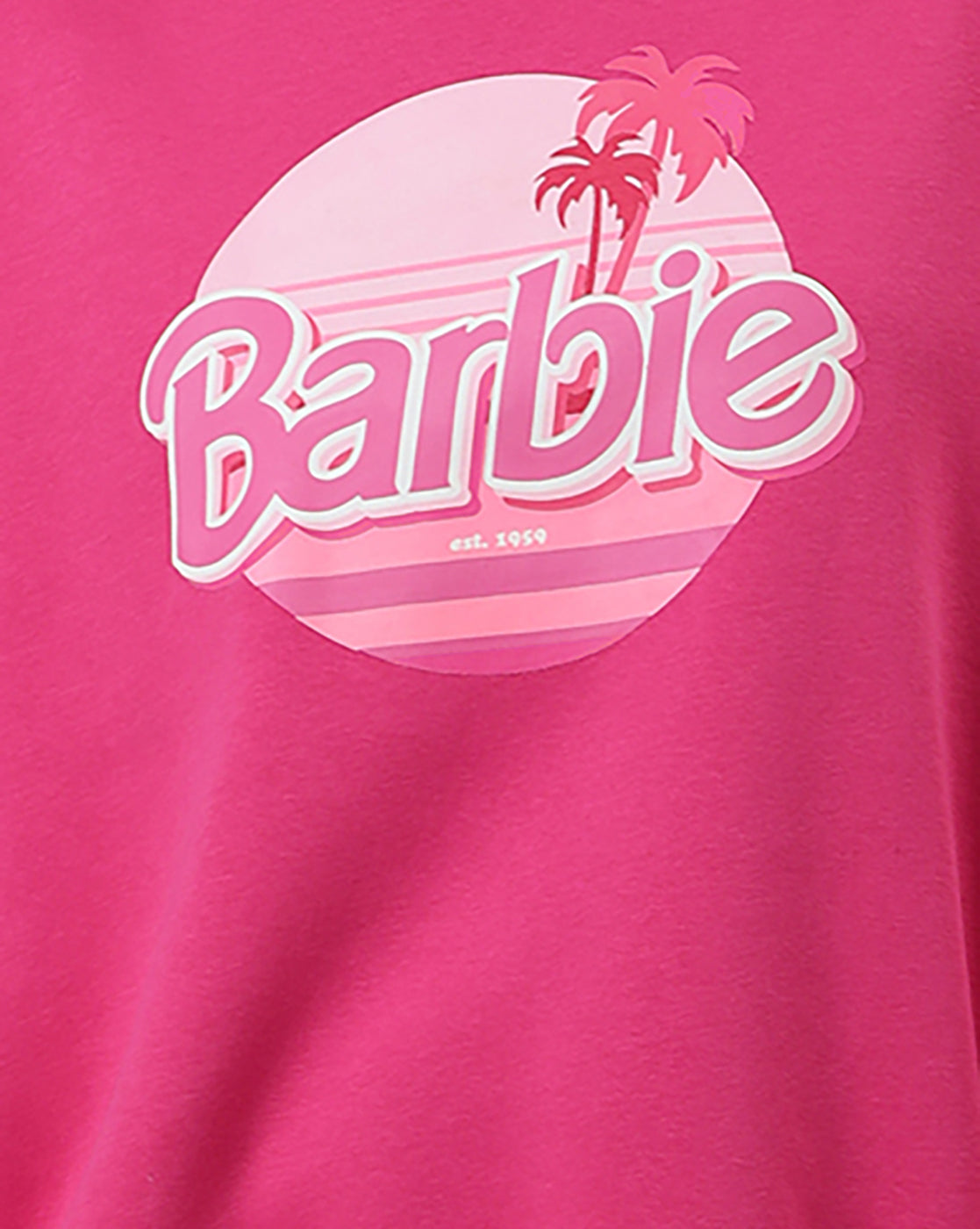 Barbie Printed Oversized Fit Sweatshirt For Women