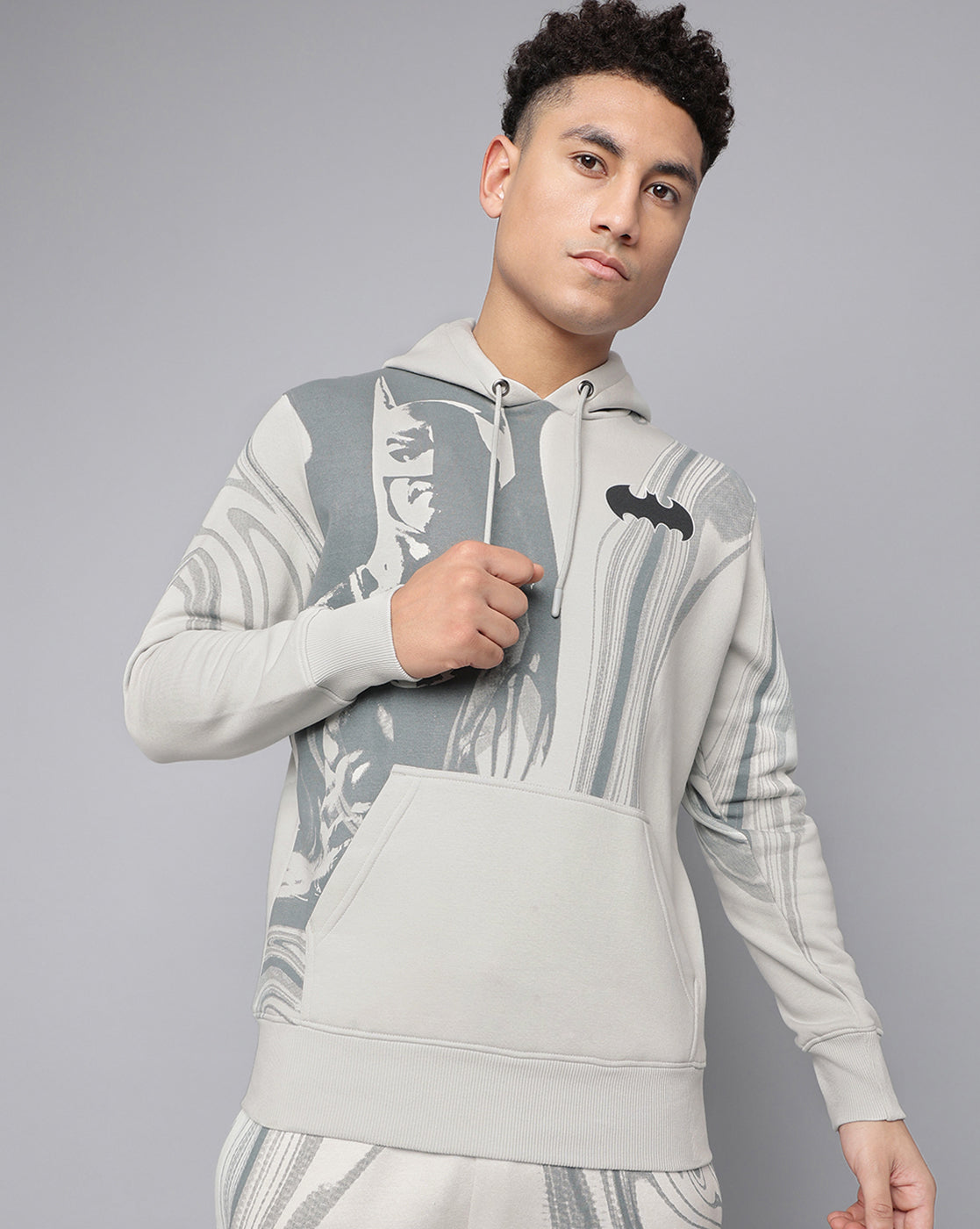 Batman 1989 Grey Hoodie Men