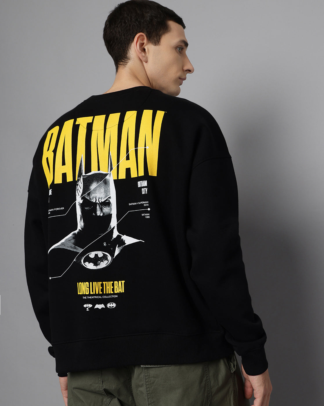 Batman Oversized Sweatshirt For Men