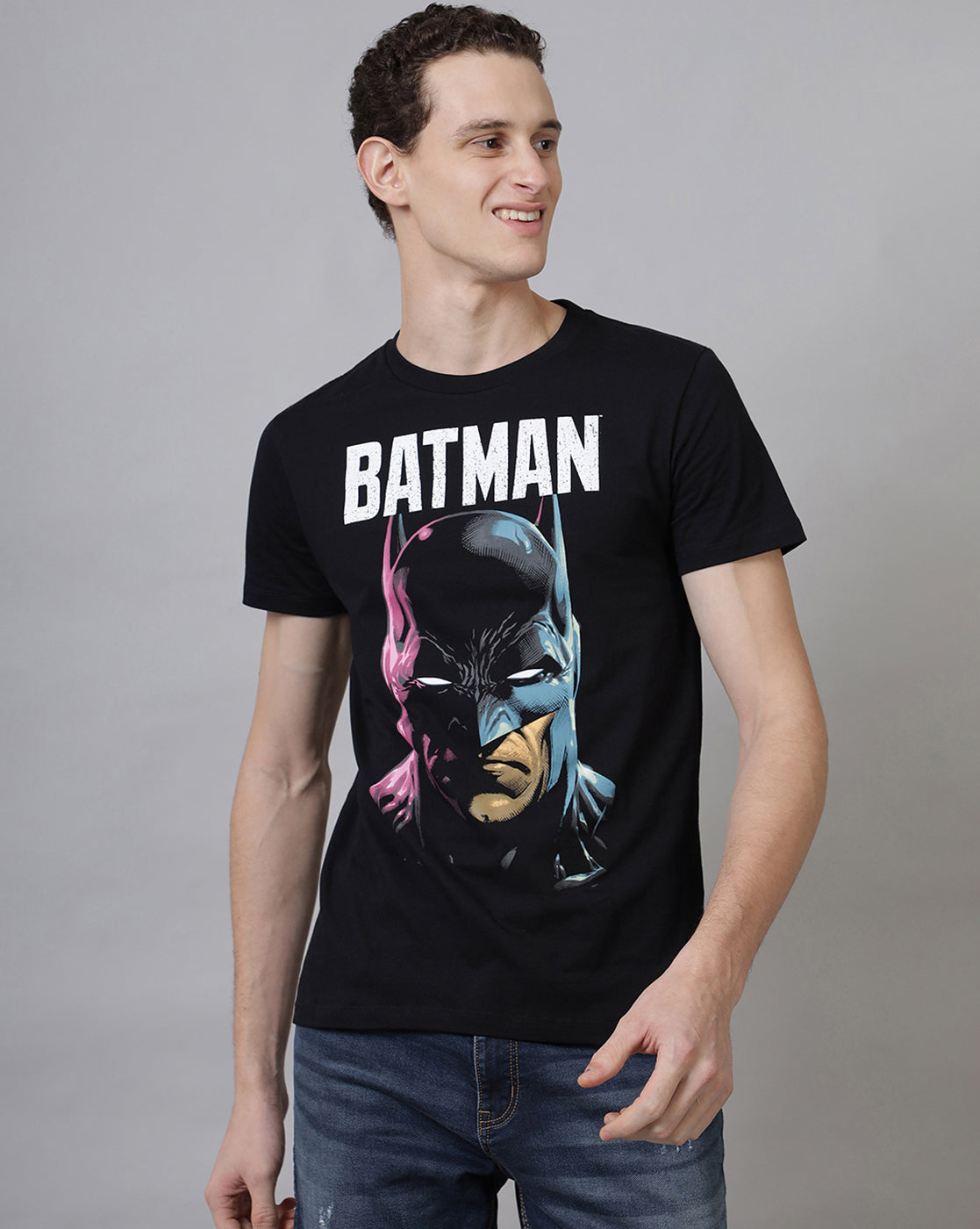 Batman Printed Regular Fit Tshirt For Men