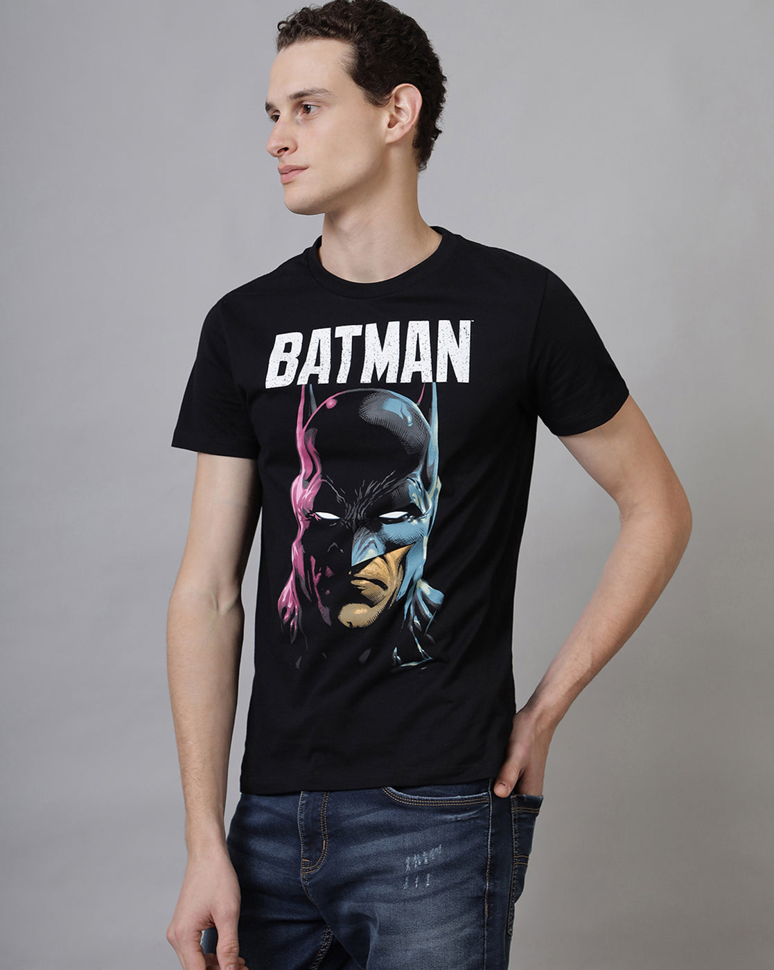 Batman Printed Regular Fit Tshirt For Men