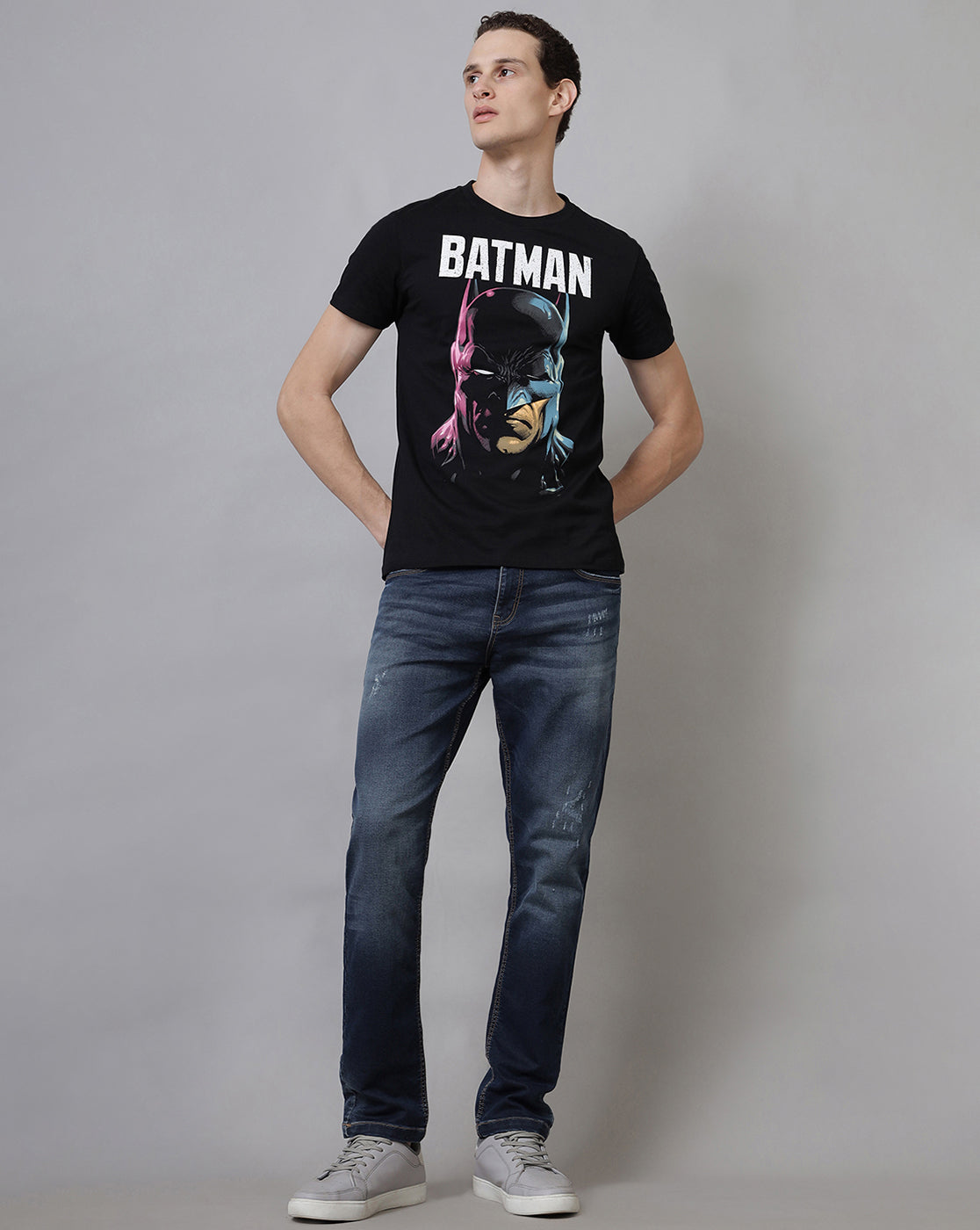 Batman Printed Regular Fit Tshirt For Men