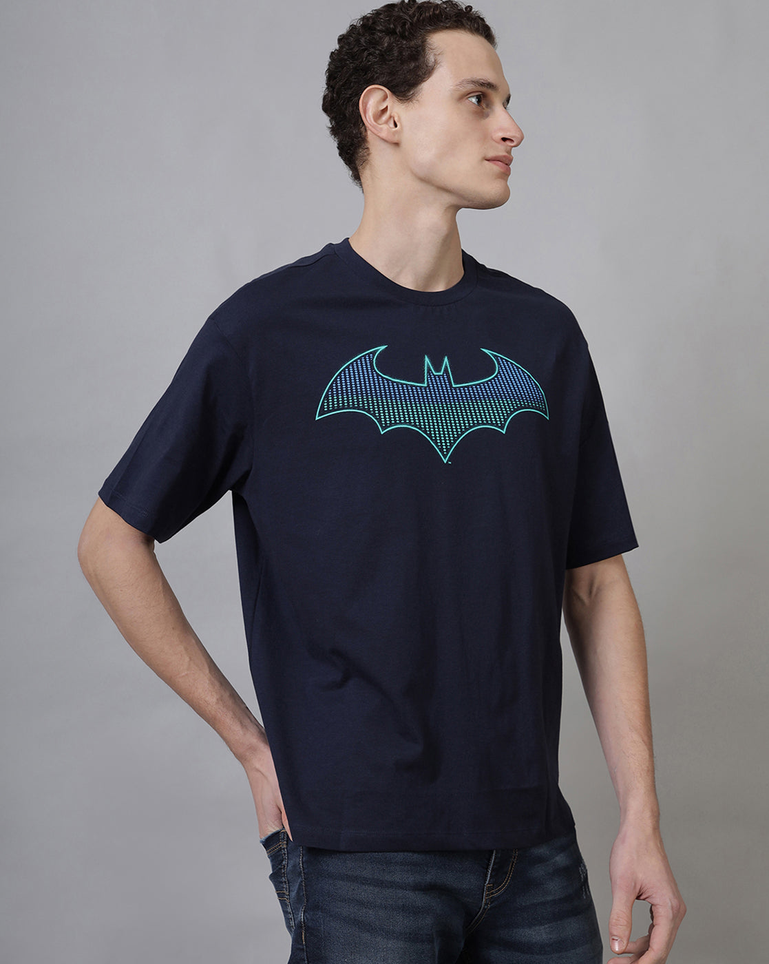 Batman Printed Oversize Tshirt For Men