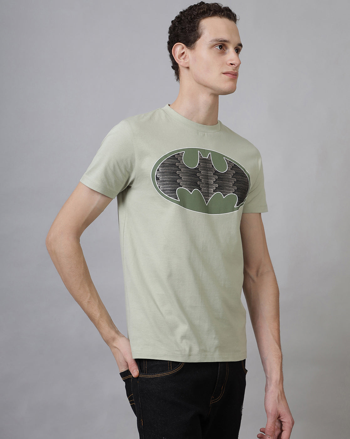 Batman Printed Regular Fit Tshirt For Men