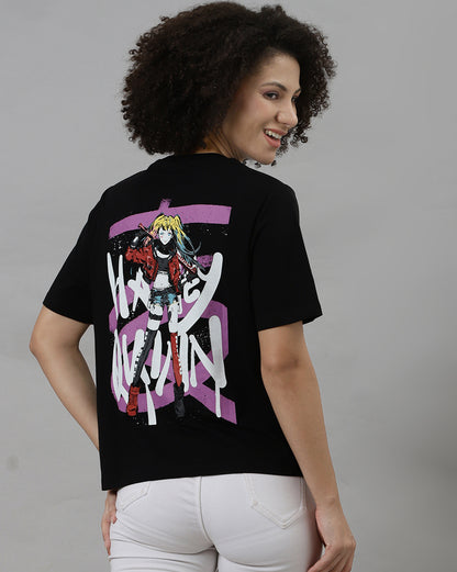 Harley Quinn Black Tshirt Women