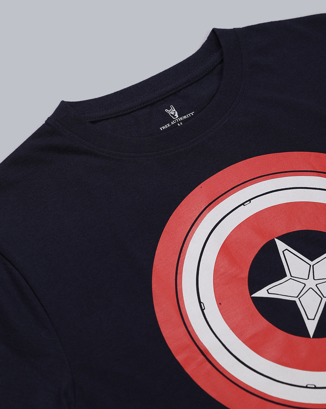 Captain America  Printed Regular Fit Tshirt For Men