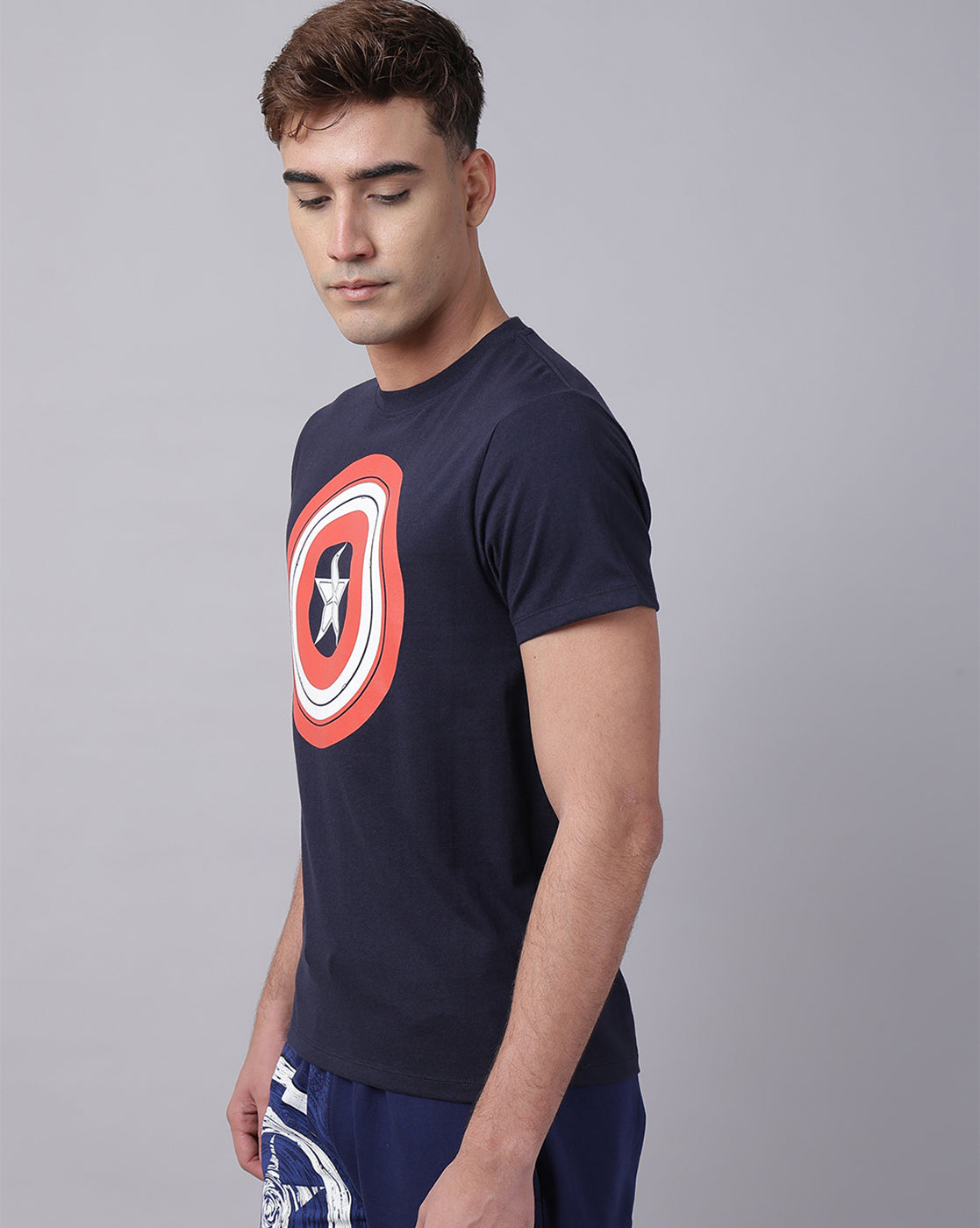 Captain America  Printed Regular Fit Tshirt For Men