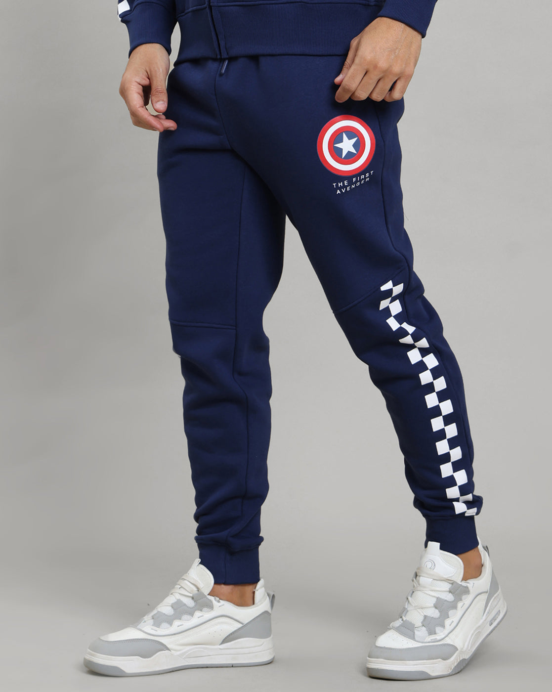 Captain America Printed Regular Fit Jogger For Men