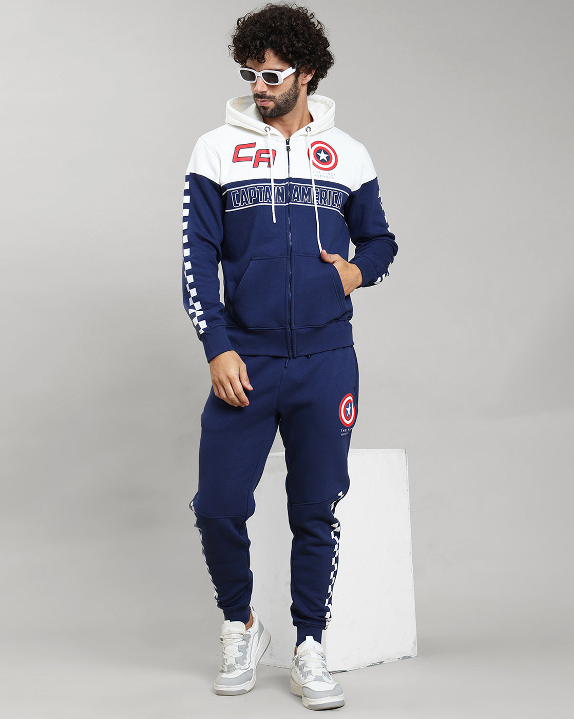 Captain America Printed Regular Fit Jogger For Men