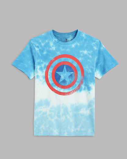 Captain America Printed Regular Fit Tshirt For Men