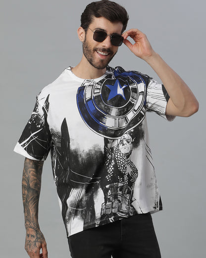 Captain America Oversized Tshirt For Men