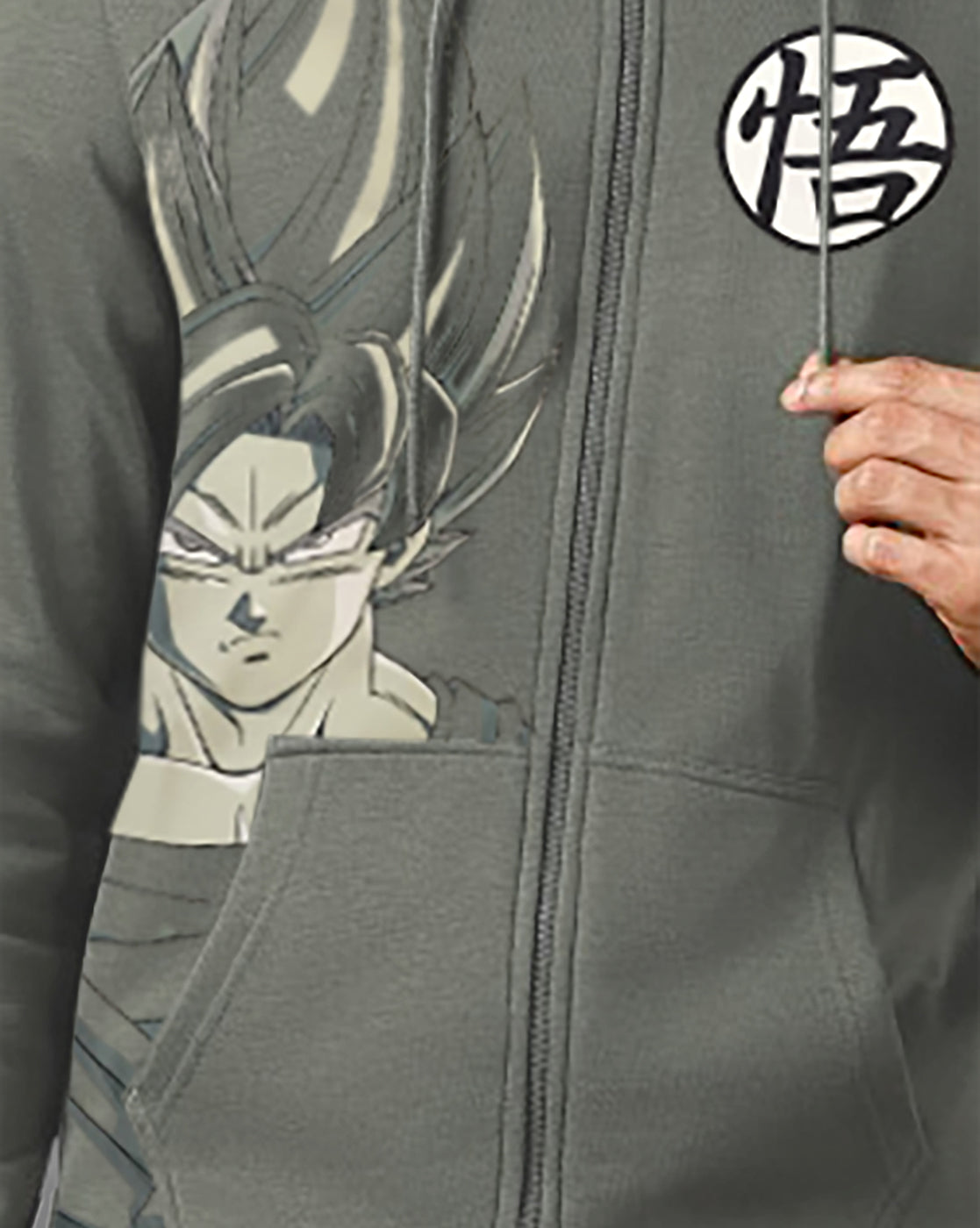 Dragon Ball Z Printed Regular Fit Hoodie For Young Men