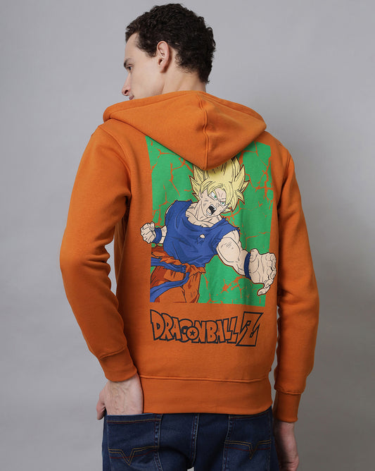 Dragon Ball Z Printed Regular Fit Hoodie For Men