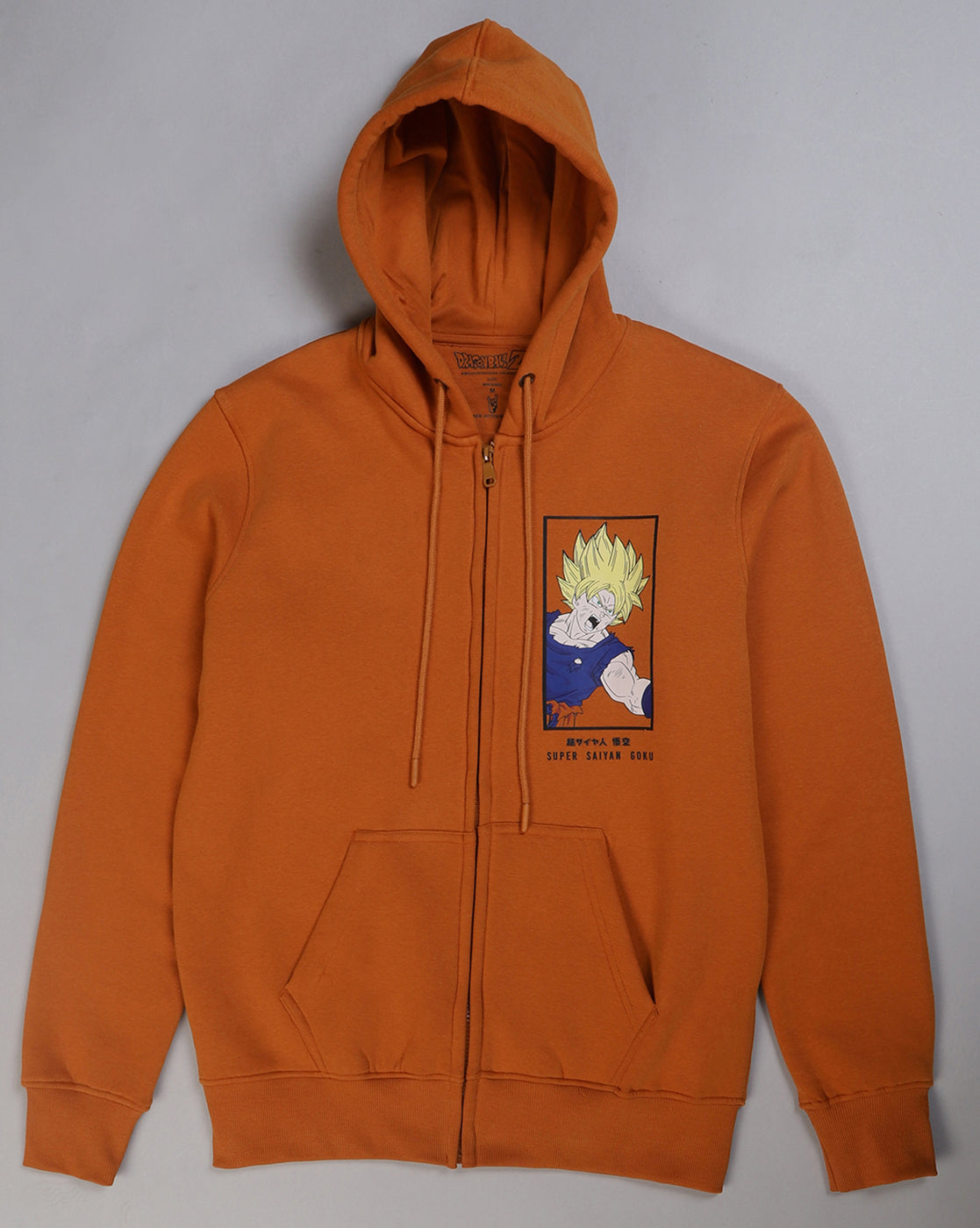 Dragon Ball Z Printed Regular Fit Hoodie For Men