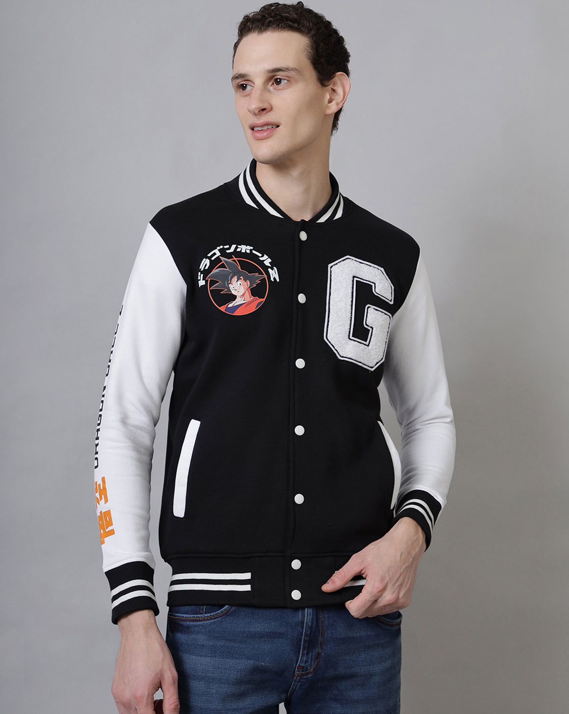 Dragon Ball Z Varsity Jacket Men