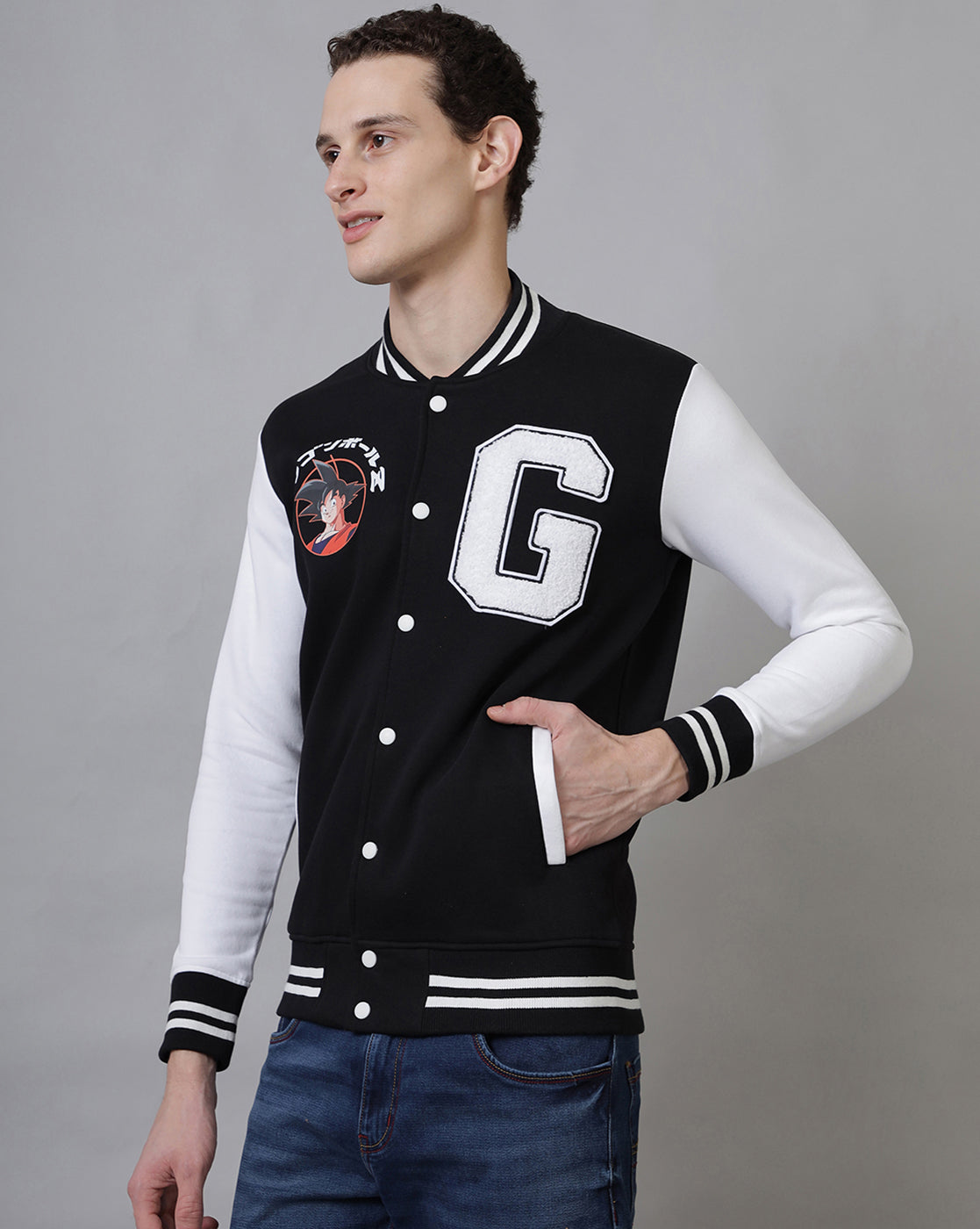 Dragon Ball Z Varsity Jacket Men