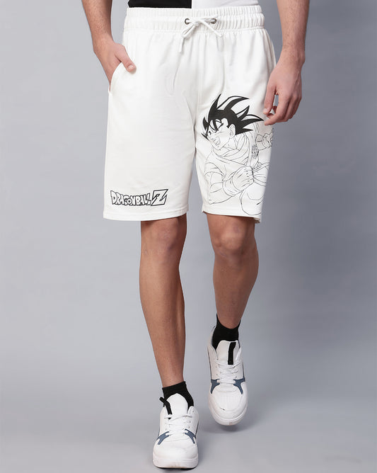 Dragon Ball Z Printed Regular Fit Shorts For Men