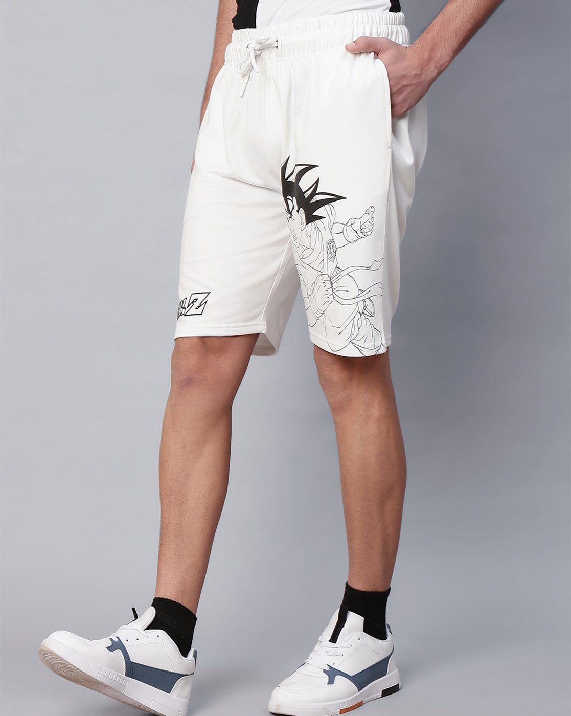 Dragon Ball Z Printed Regular Fit Shorts For Men