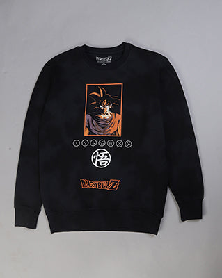 Dragon Ball Z Printed Slim Fit Sweatshirt For Men