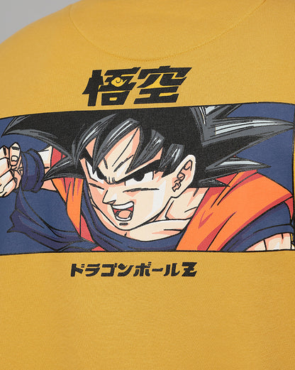 Dragon Ball Z Printed Oversize Sweatshirt For Men