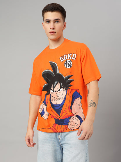 Dragon Ball Z printed Oversized Tshirt For Men