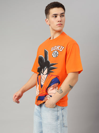 Dragon Ball Z printed Oversized Tshirt For Men