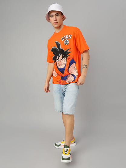 Dragon Ball Z printed Oversized Tshirt For Men