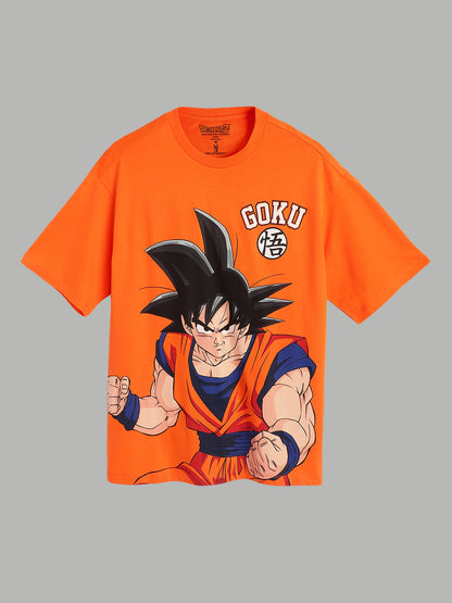 Dragon Ball Z printed Oversized Tshirt For Men