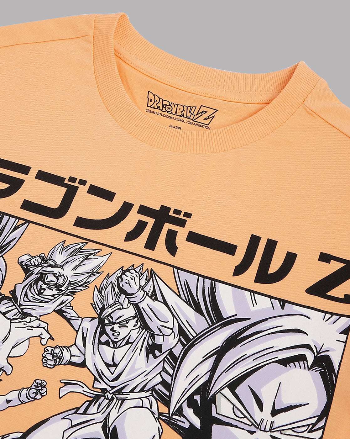 Dragon Ball Z Printed Oversized Fit Tshirt For Men