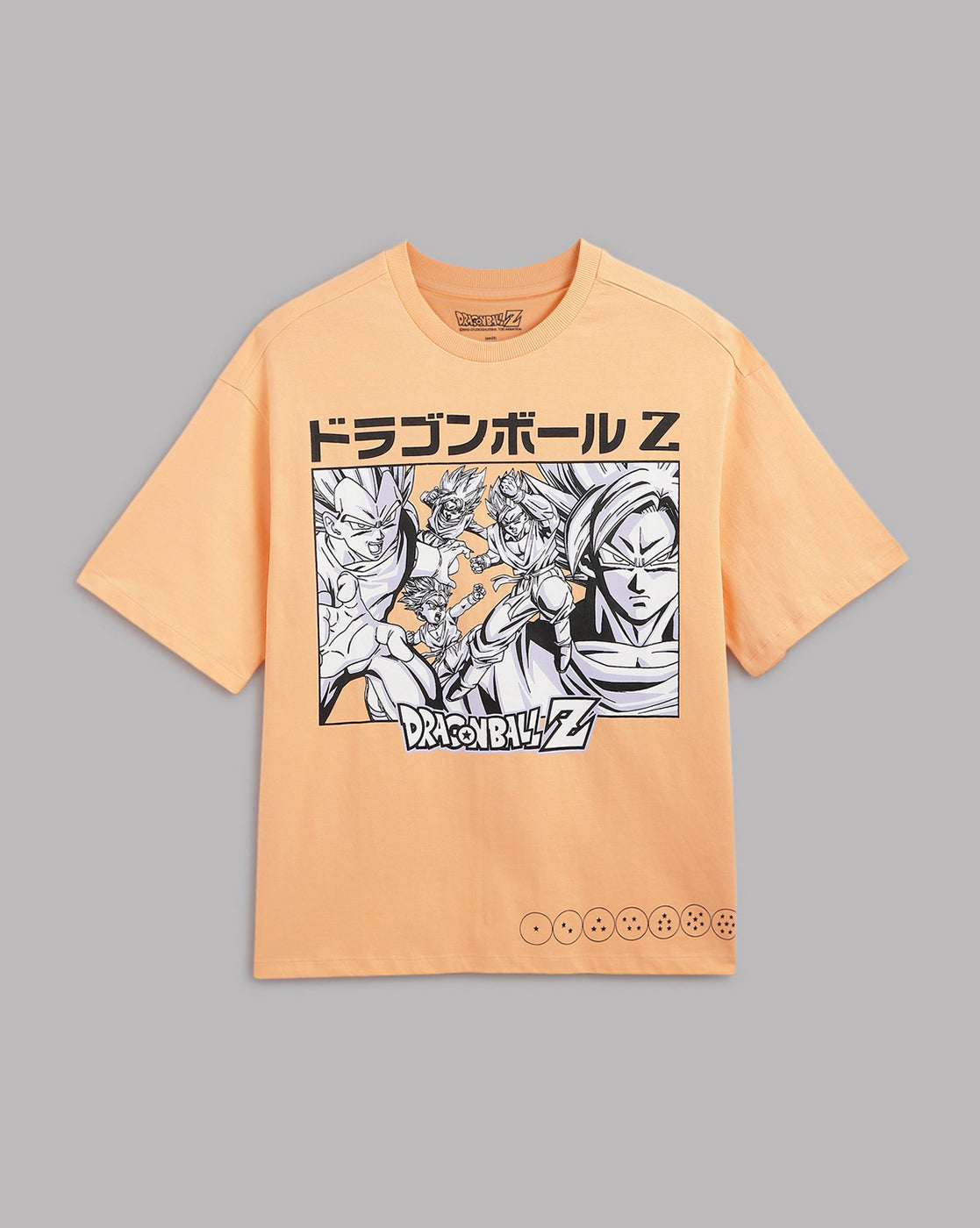 Dragon Ball Z Printed Oversized Fit Tshirt For Men