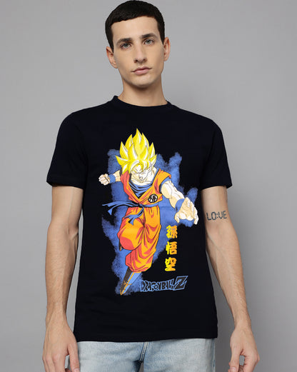 Dragon Ball Z Printed Regular Fit Tshirt For Men